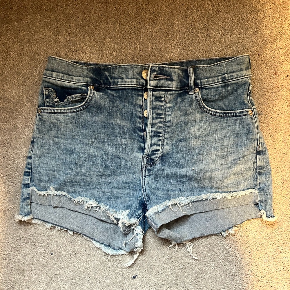 Express shortie vintage high rise shorts